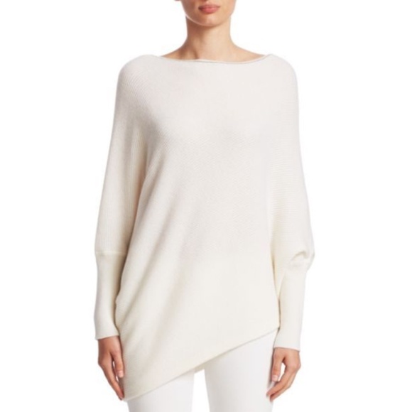 TSE x Saks Fifth Avenue Cashmere Jewel Sweater in White, Sz XL - Picture 2 of 12